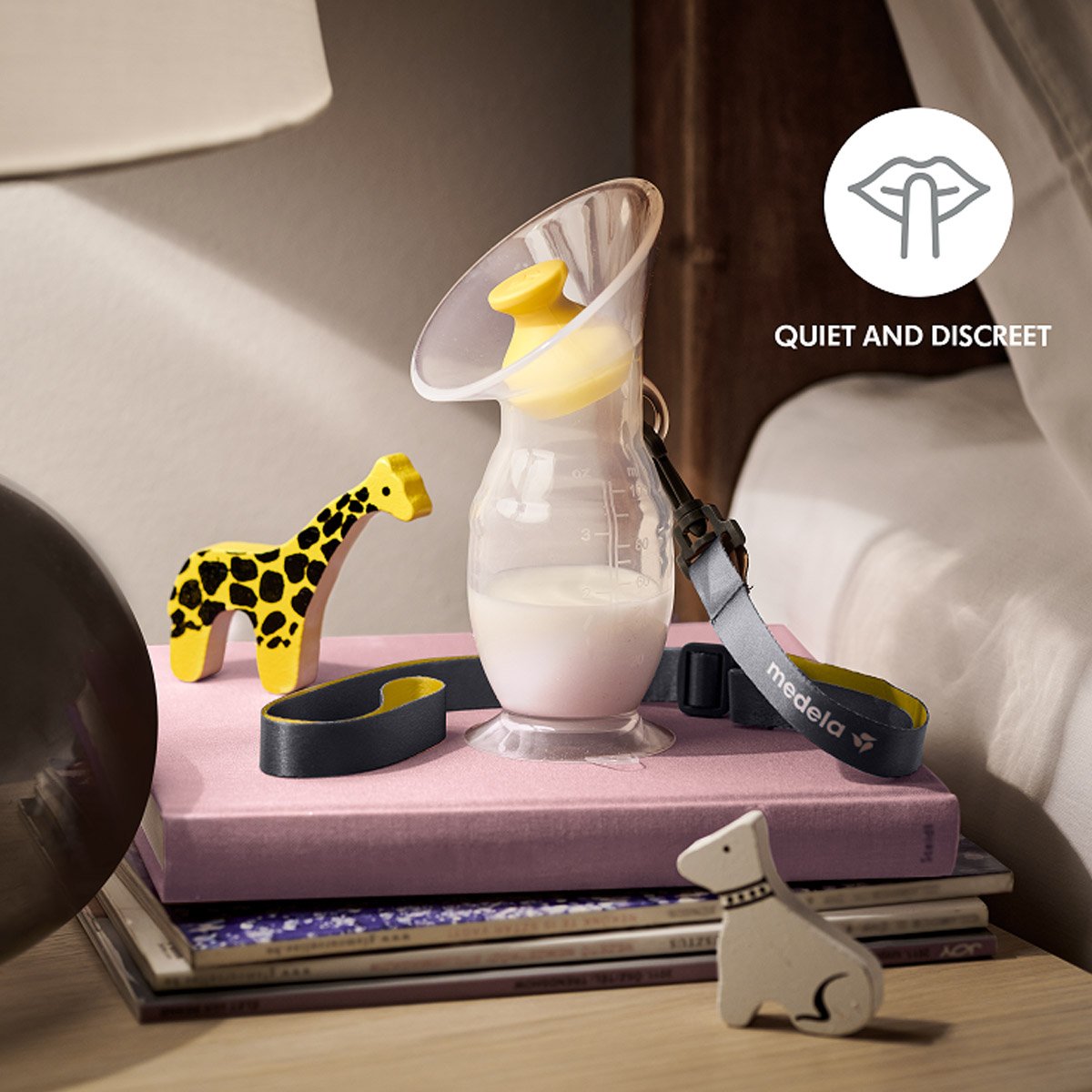 Recolector para Leche Materna de Silicona Medela