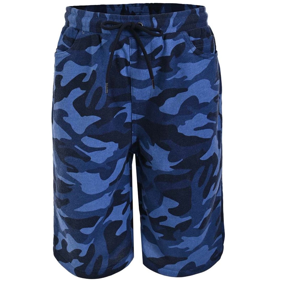Short para Niño de Mezclilla Estampado de Camuflaje Hollywood North
