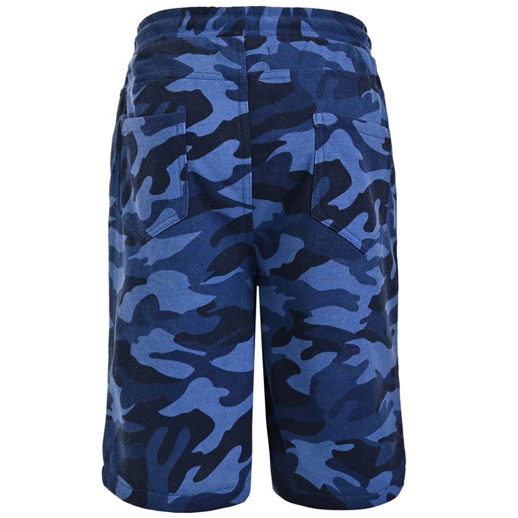 Short para Niño de Mezclilla Estampado de Camuflaje Hollywood North