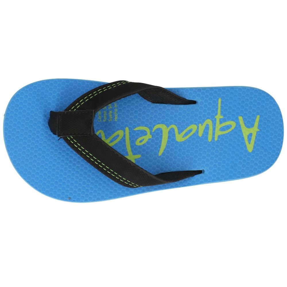 Sandalia Flip Flop para Niño 20-23 Azul Aqualetas