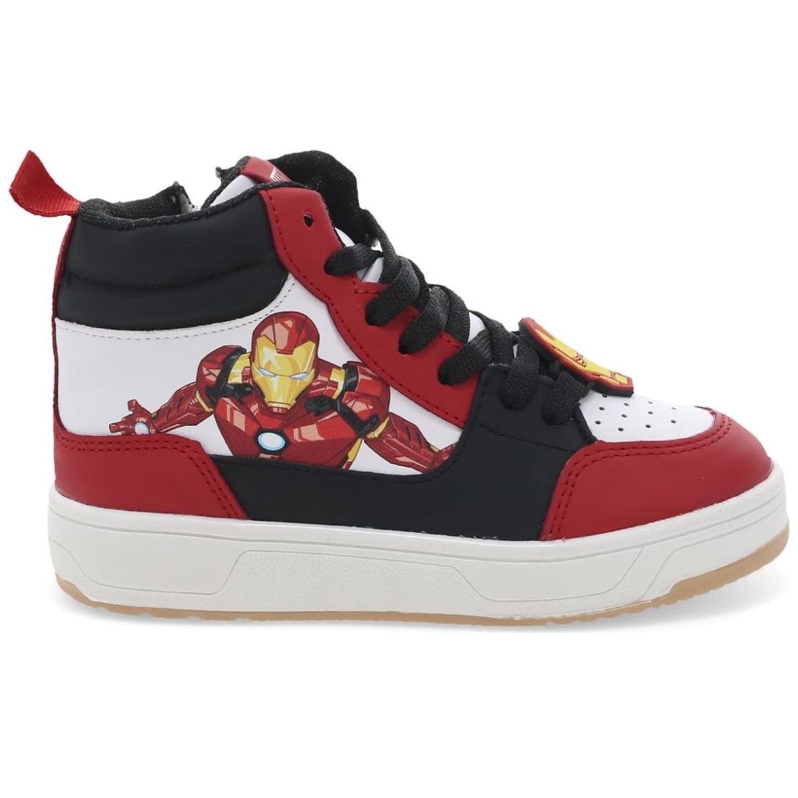 Tenis Bota para Niño Velcro Ironman 15.5-20 Blanco Disney