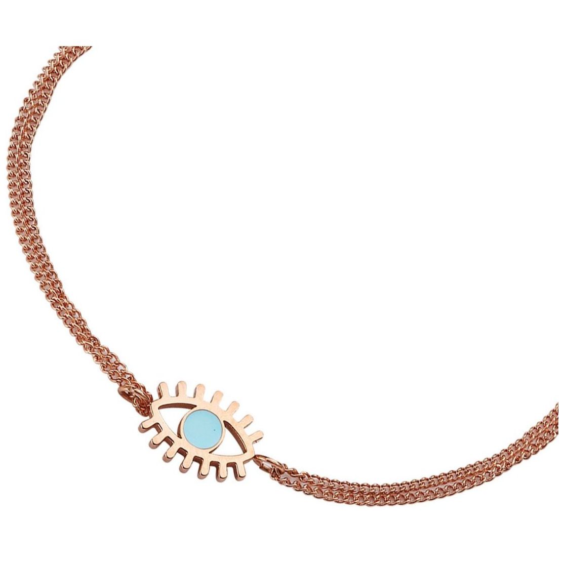 Pulsera de Acero Inoxidable Enso para Mujer Ejb2214R Oro Rosa