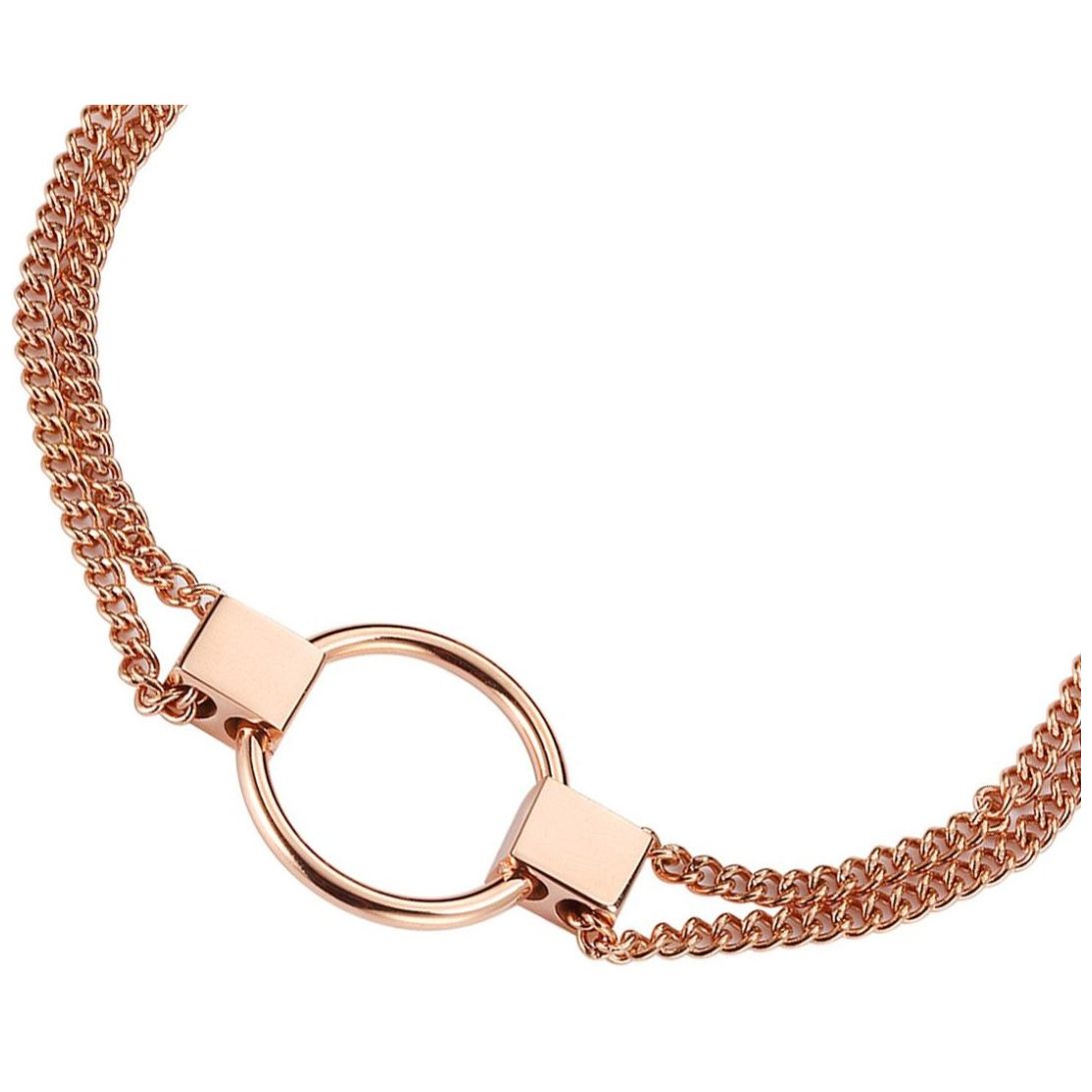 Pulsera de Acero Inoxidable Enso para Mujer Ejb2215R Oro Rosa