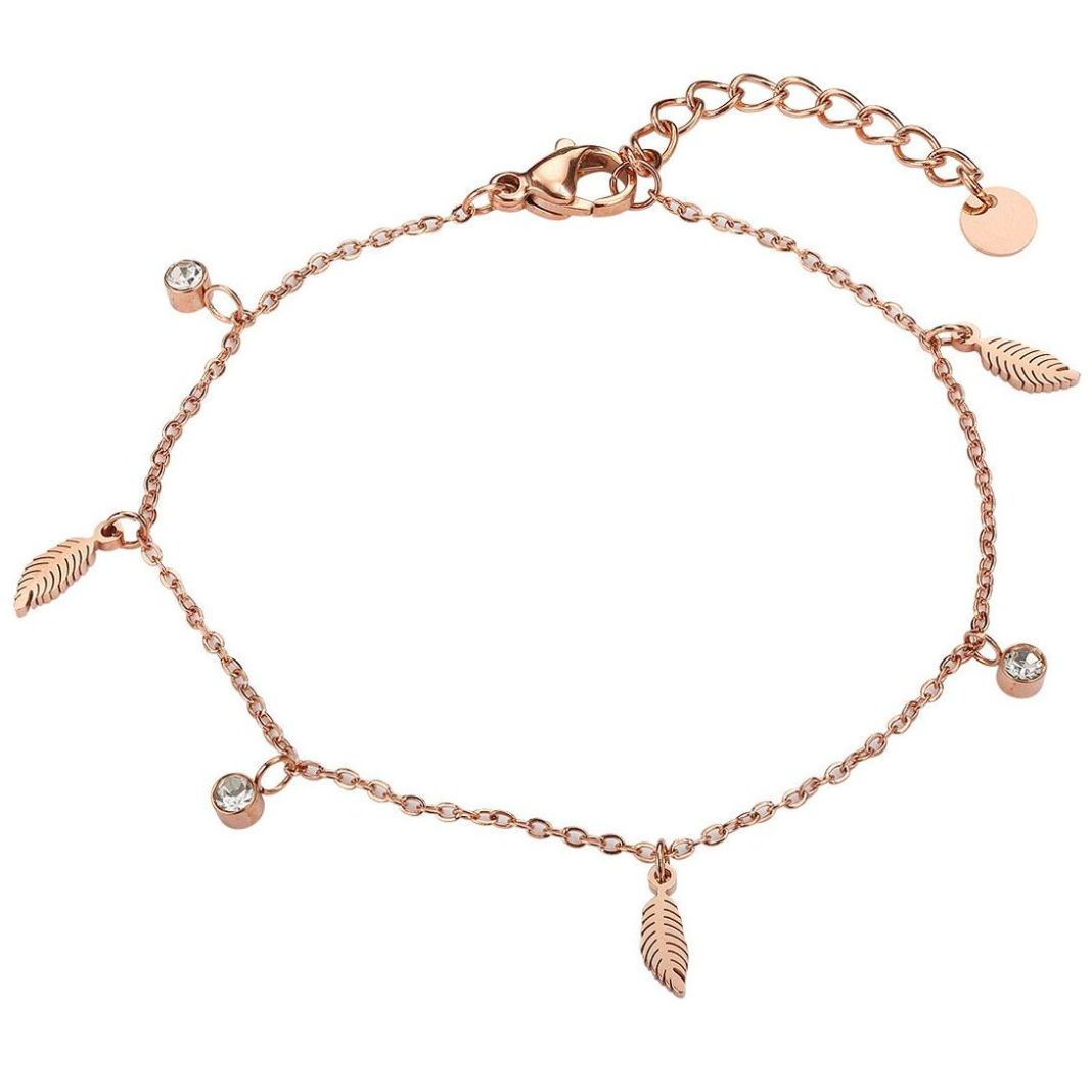 Pulsera de Acero Inoxidable Enso para Mujer Ejb2216R Oro Rosa
