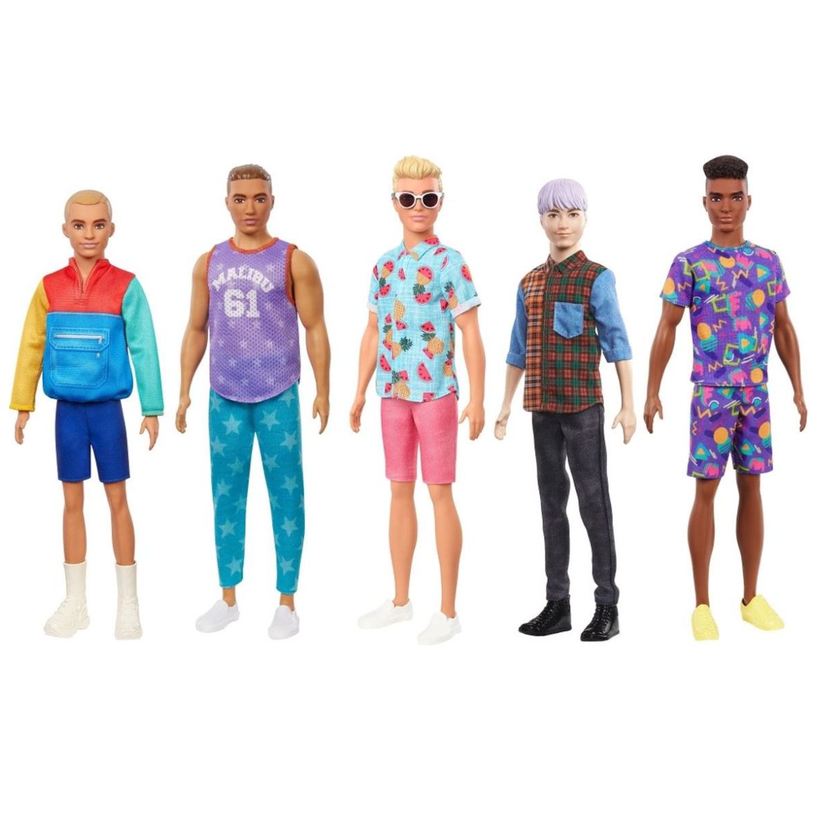 Barbie Fashionista, Ken Fashionistas