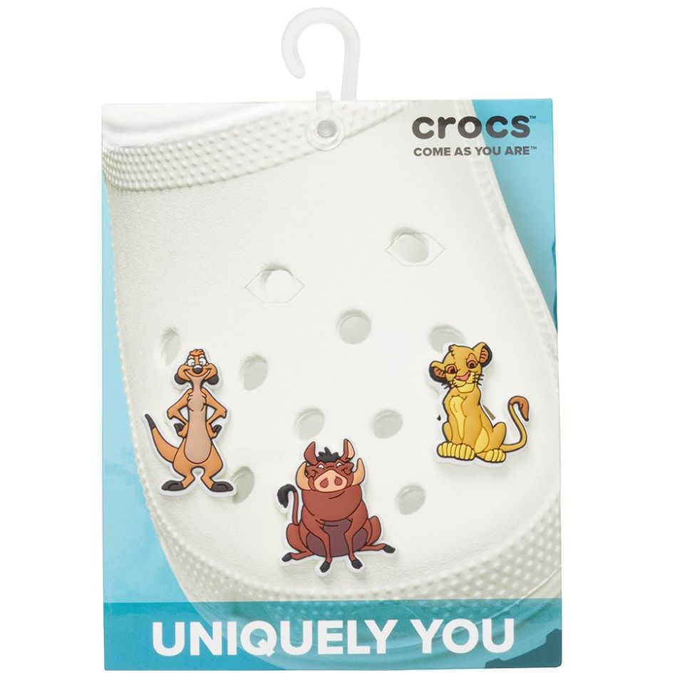 Kit Jibbitz el Rey Leon 3 Pack Colores Crocs