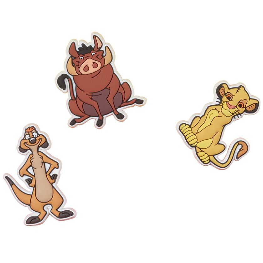 Kit Jibbitz el Rey Leon 3 Pack Colores Crocs