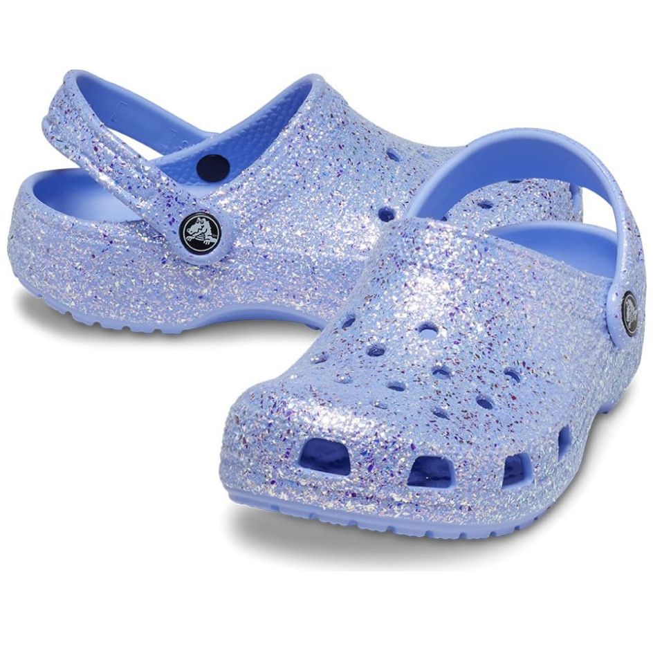 Sueco para Niña Classic Glitter 18-23 Morado Crocs