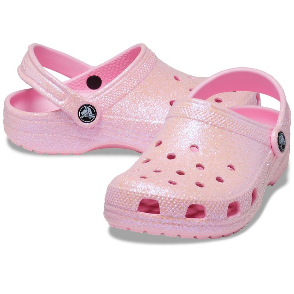 Sueco para Niña Classic Glitter 18-23 Rosa Crocs