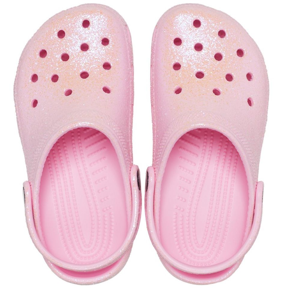 Sueco para Niña Classic Glitter 18-23 Rosa Crocs