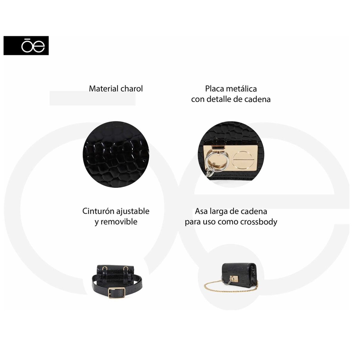 Bolso Cangurera Cloe 1Blcp23383Neg