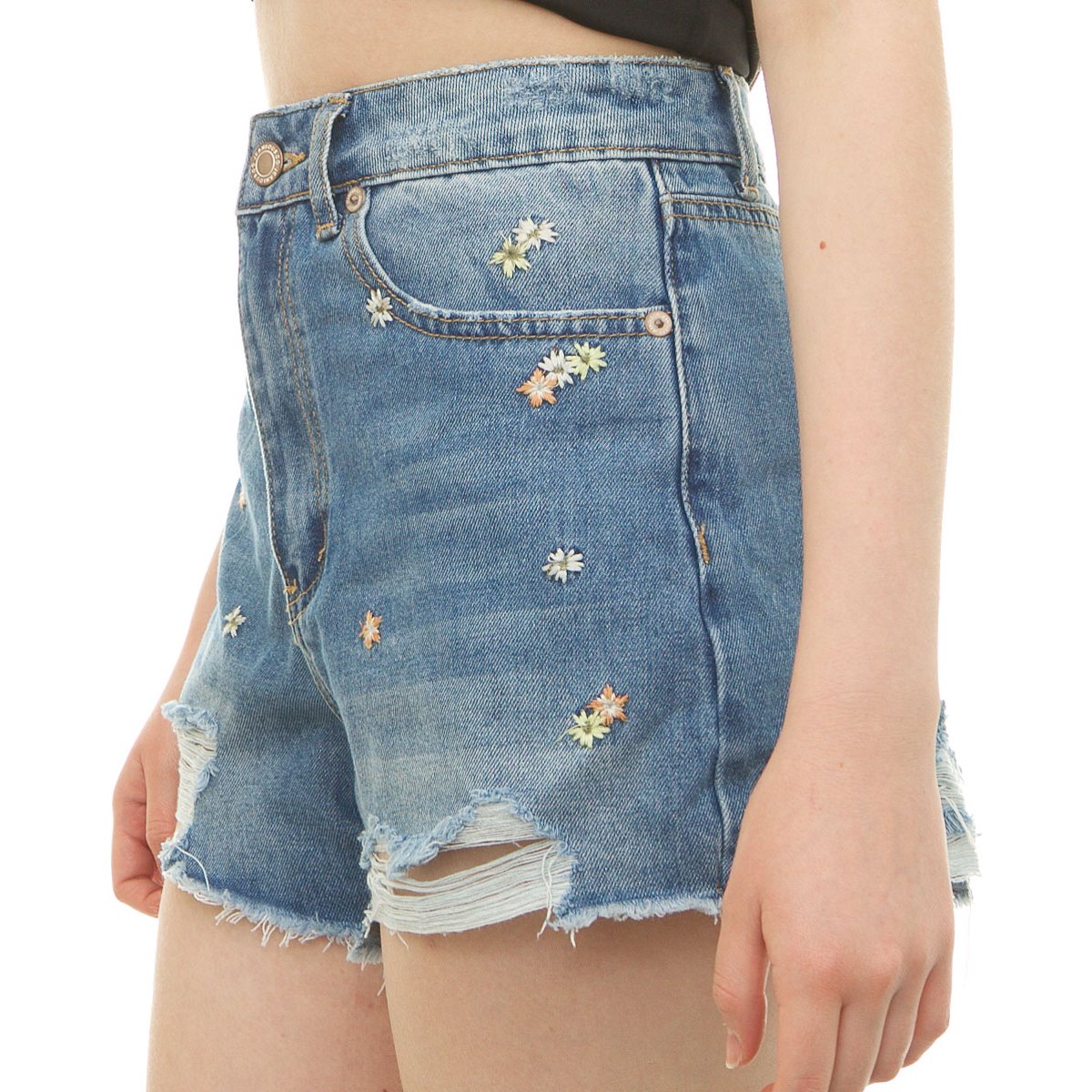 Short Bordado de Mezclilla para Dama Jeanious