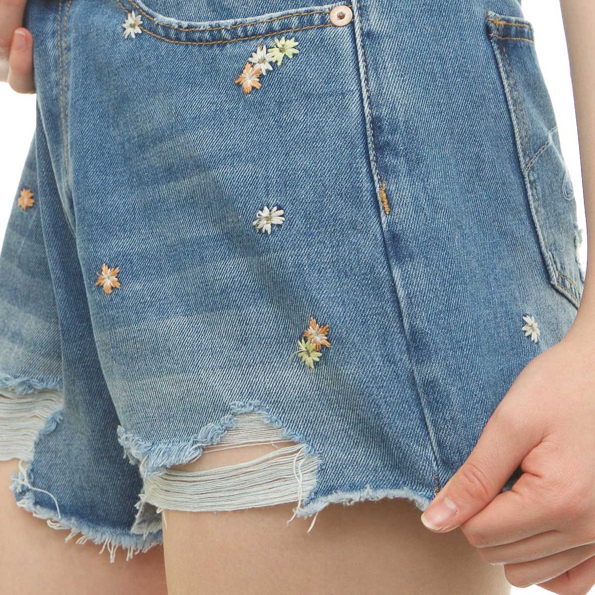 Short Bordado de Mezclilla para Dama Jeanious