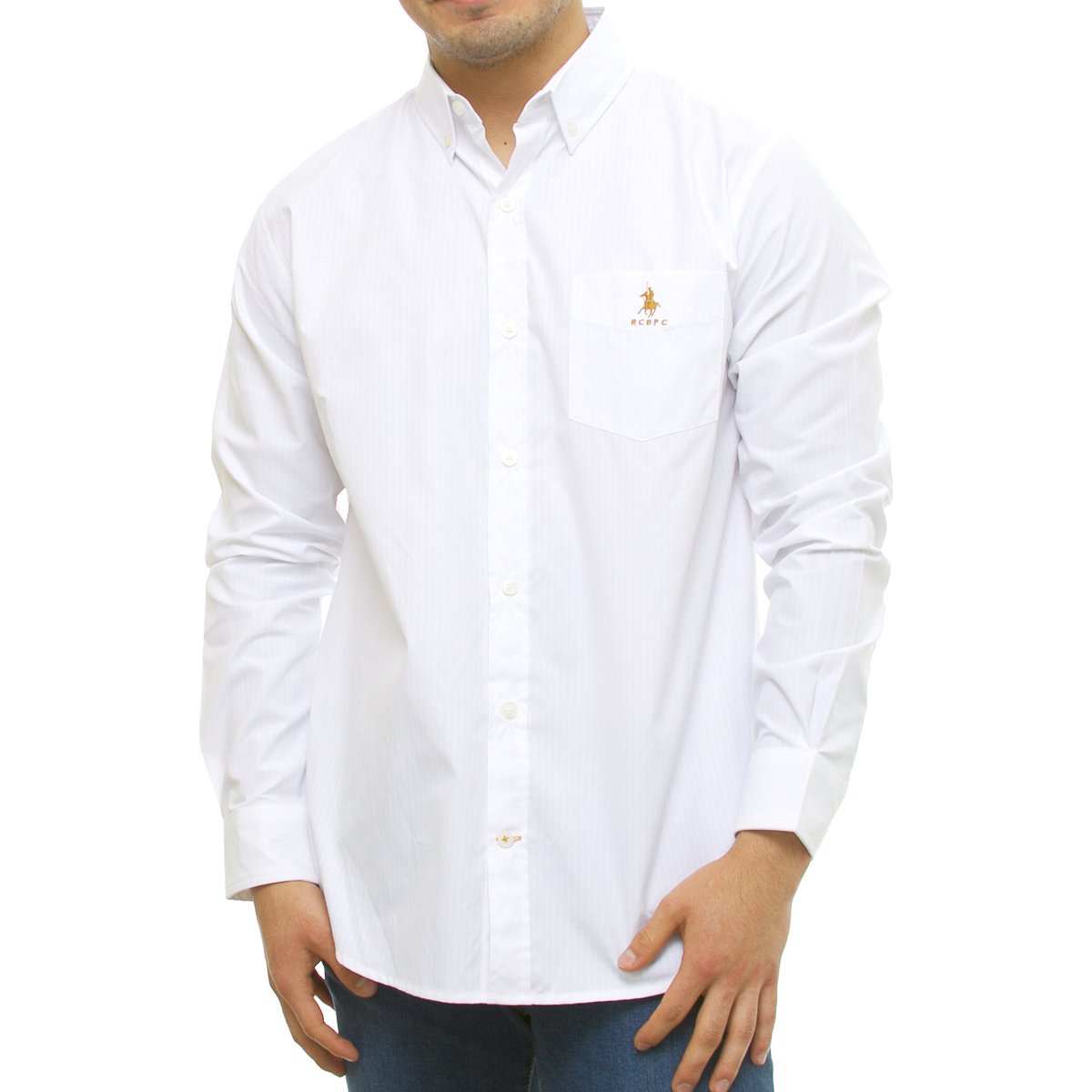 Camisa Casual Manga Larga para Hombre Polo Club