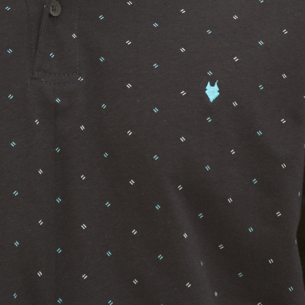 Playera Polo Estampada Manga Corta para Hombre Yale