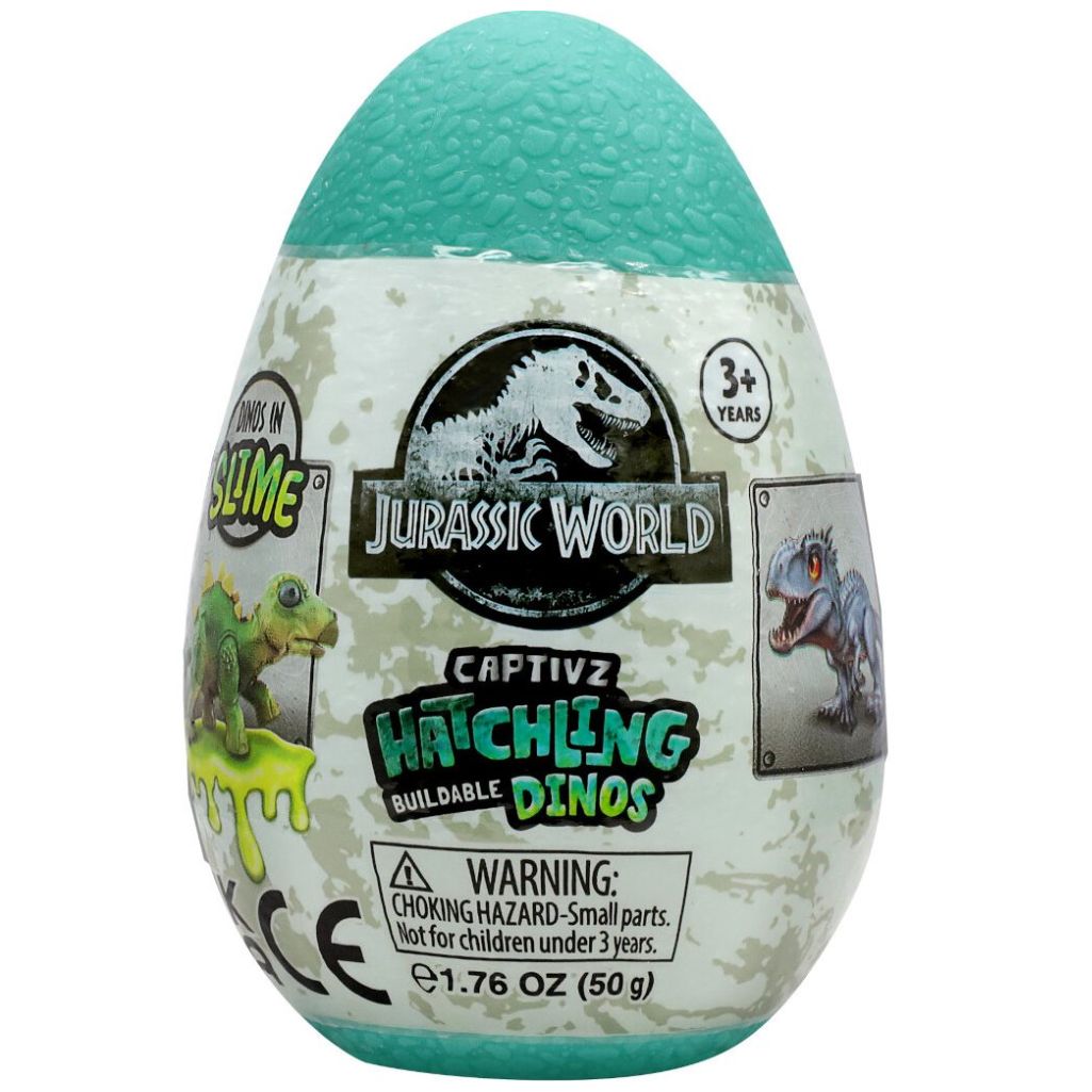 Jurassic World  Huevo Individual Captivz 3 Pack
