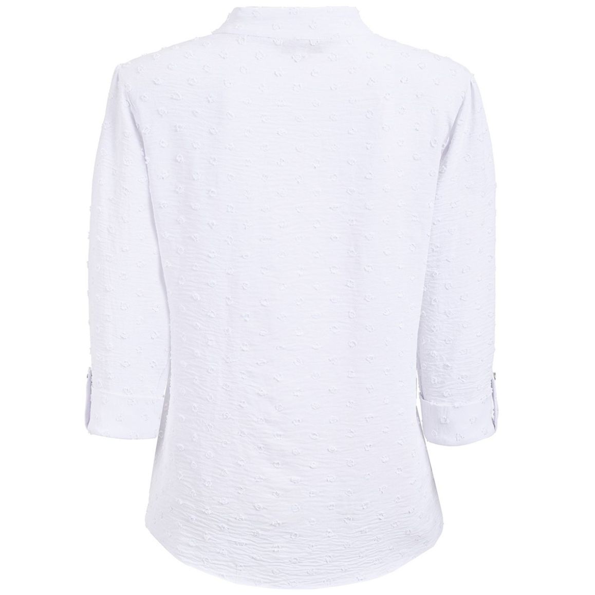 Blusa Cuello Mao en V Manga 3/4 Life Styler para Mujer