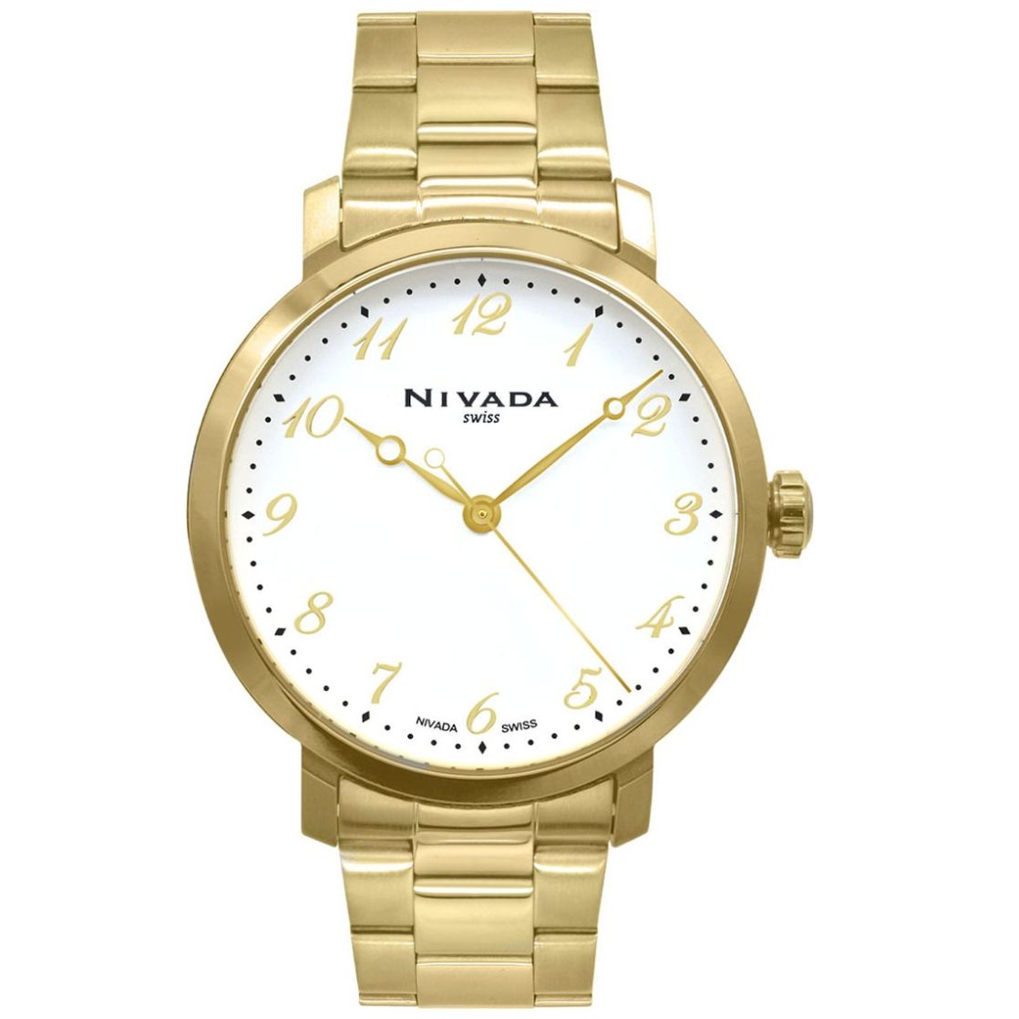 Reloj nivada dorado discount hombre