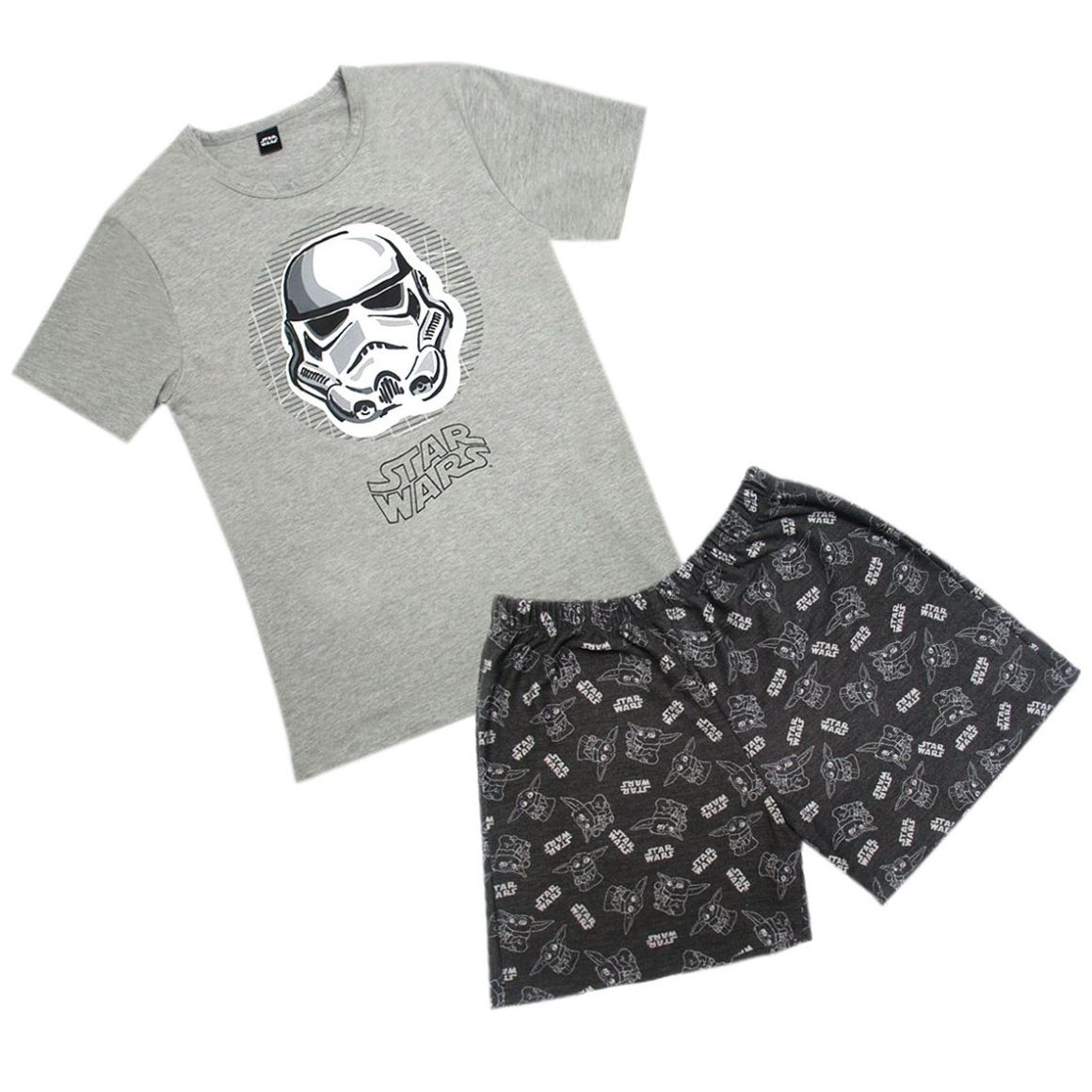 Pijama para Hombre Playera Manga Corta Short Starwars