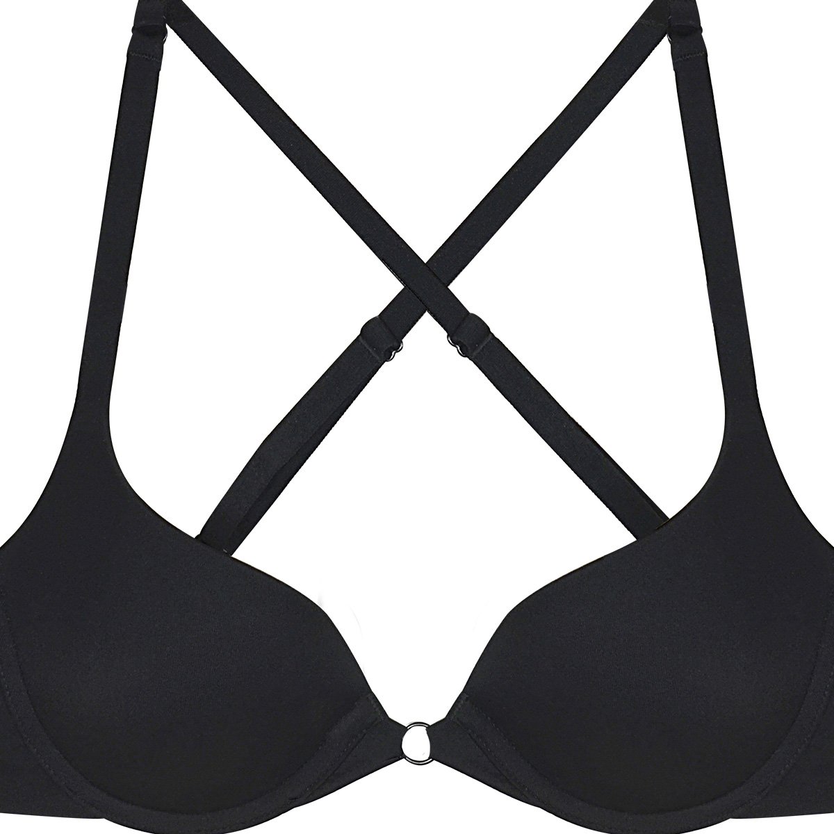 Brasier Push-Up Ring Center Tirantes Múltiples Pinku