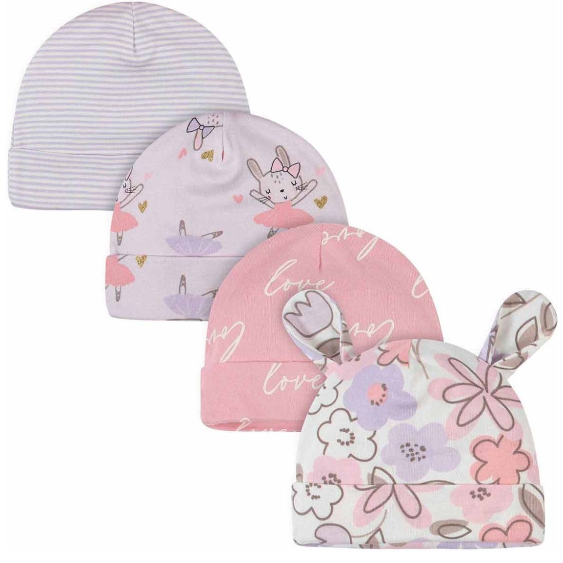 Juego de 4 Gorros para Bebé Gerber