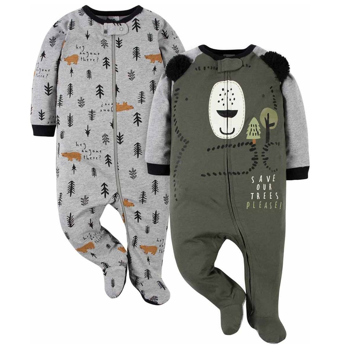 Juego de Dos Mamelucos para Bebé Gerber