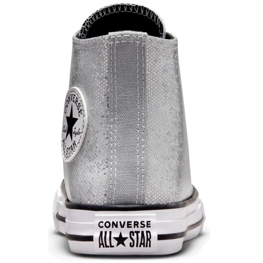 Tenis Bota para Niña 17-23 Plata Converse