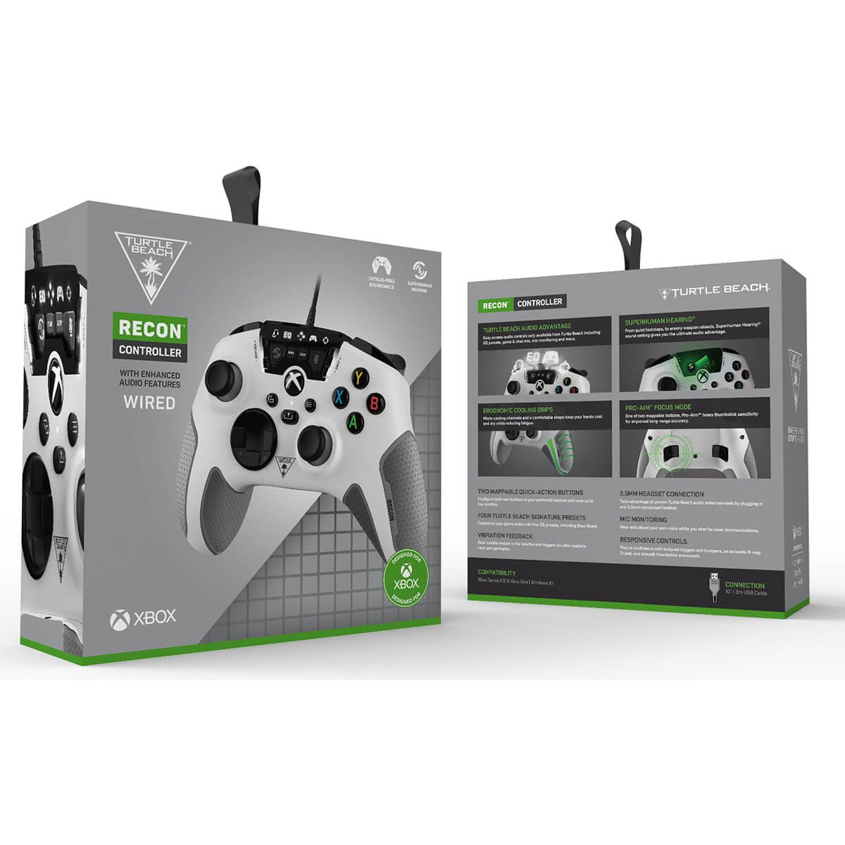 Xbox One Control Recon Wired White Turtle Beach