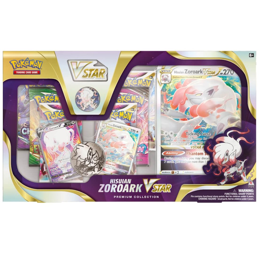 Tarjetas Pokémon Tcg Hisuian Zoroark Vstar Pc