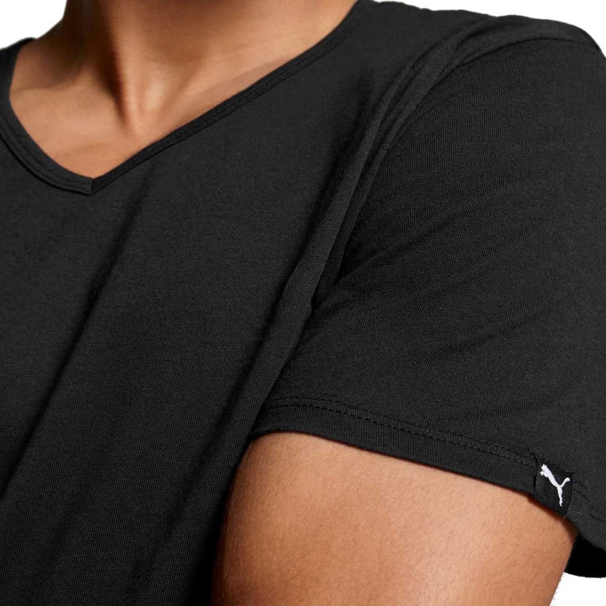 Playera para Hombre Cuello V Basic 2 Pack Puma