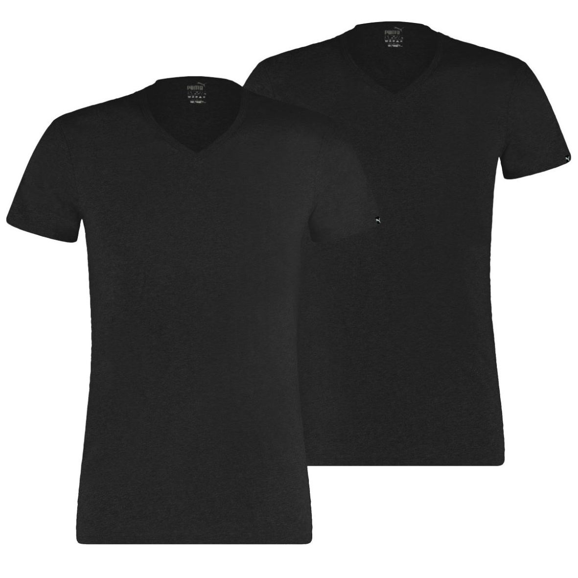 Playera para Hombre Cuello V Basic 2 Pack Puma