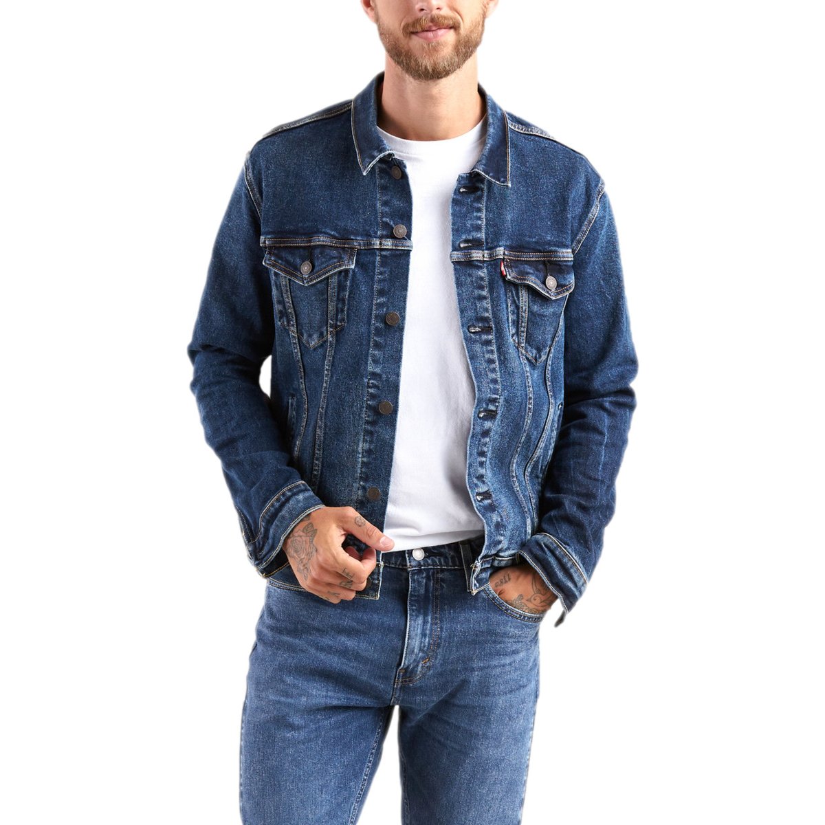 Chamarra Big Trucker Levi's Talla Plus para Hombre