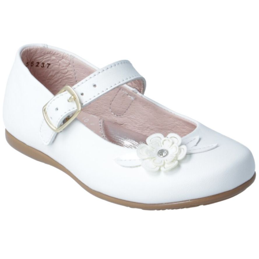 Zapato para Niña con Hebilla 15-17 Blanco Karsten