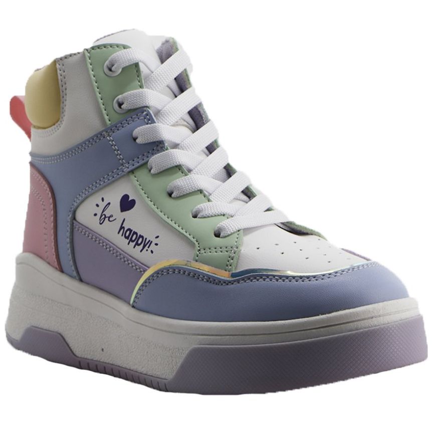  Tenis Bota para Niña con Agujeta 18-23 Azul Bambino