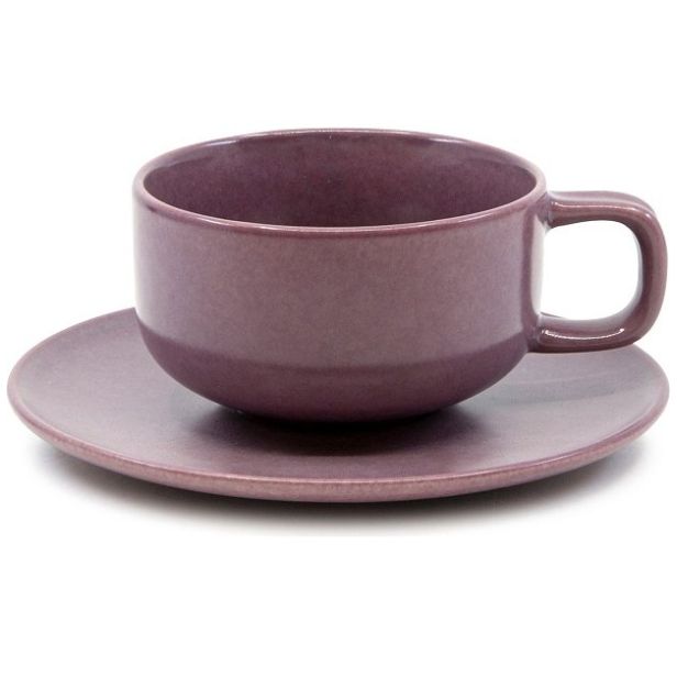 Taza de Cerámica Color Vino Salt & Pepper