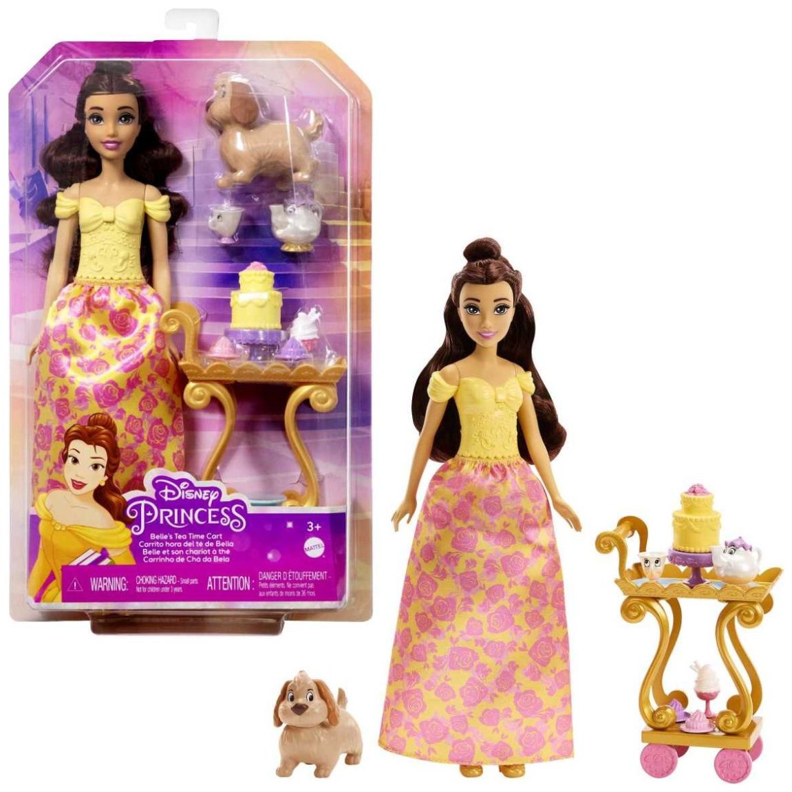 Muñeca Bella Set de Té Disney Princesa