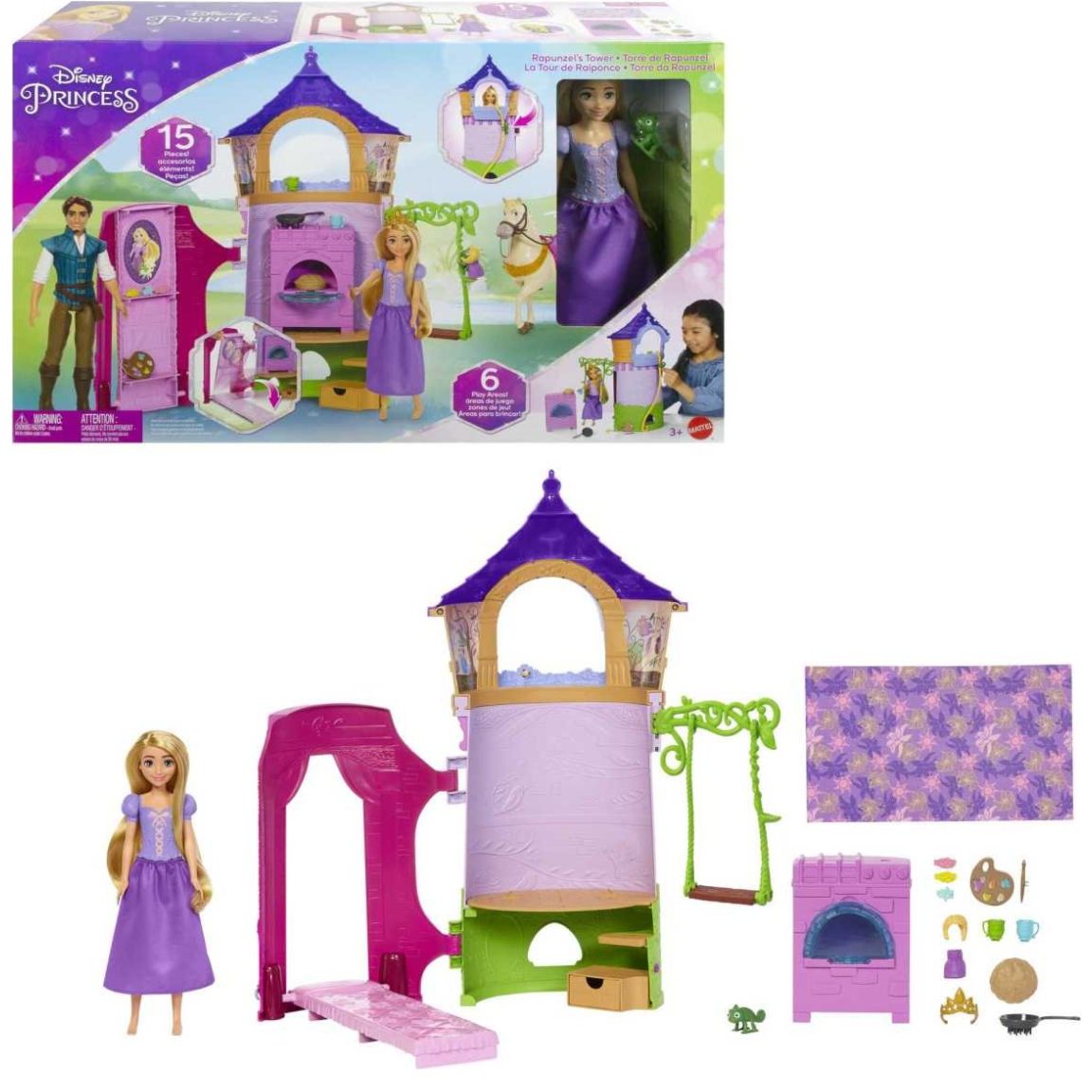 Casa de Muñecas Torre de Rapunzel Disney Princesa