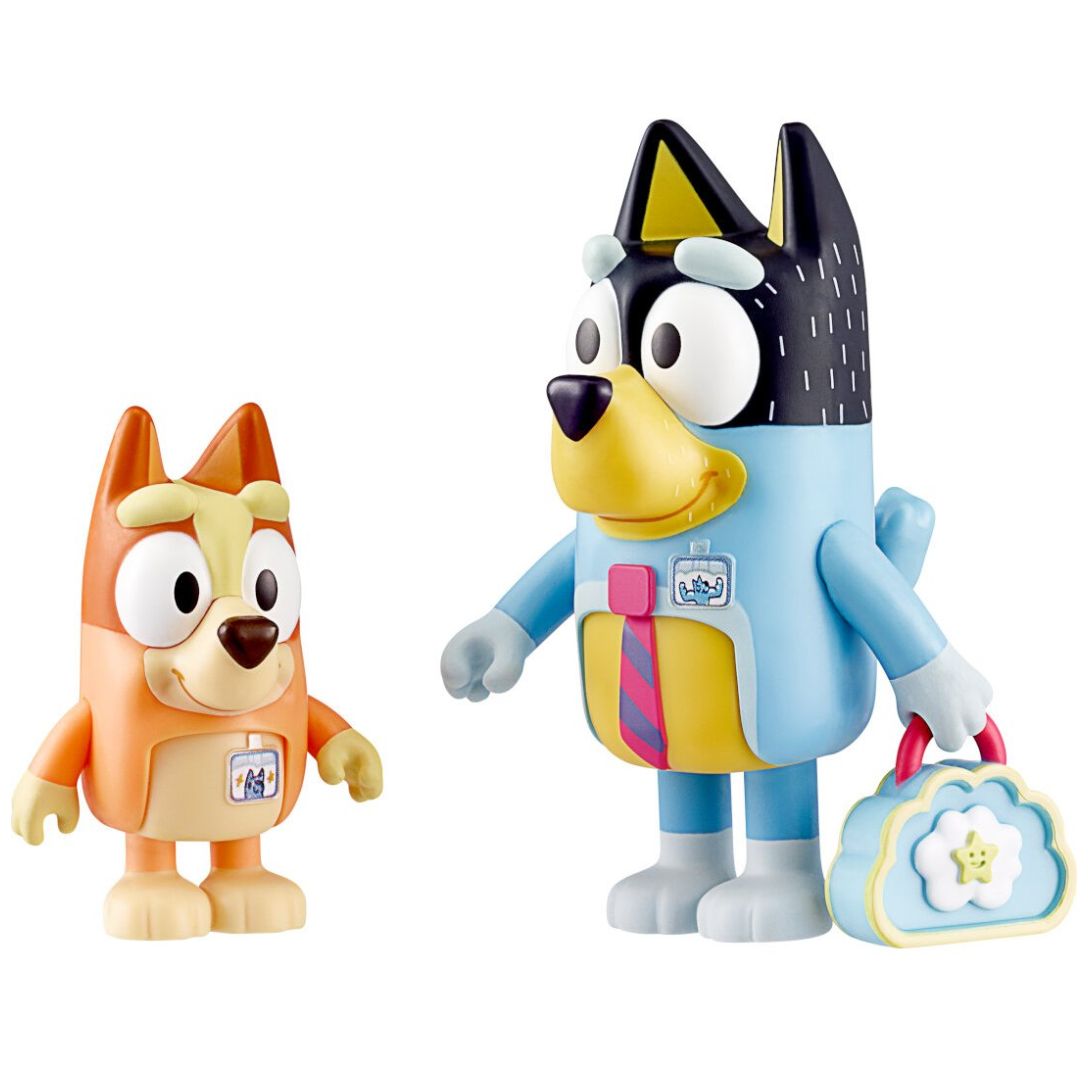 Bluey Papá Trabajando Y Bingo 2 Pz