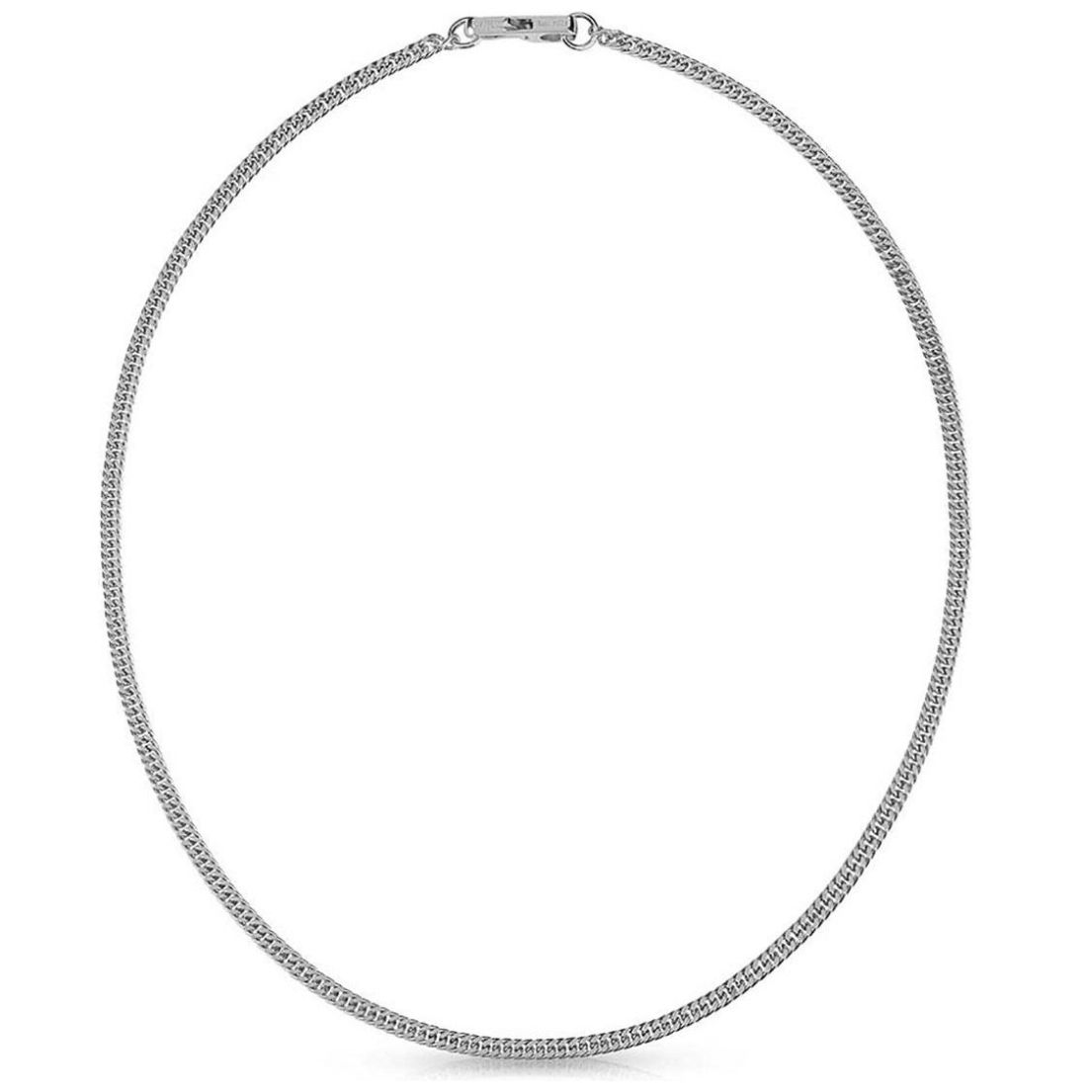 Collar Guess Caballero My Chains de Acero Inoxidable en Tono Plateado