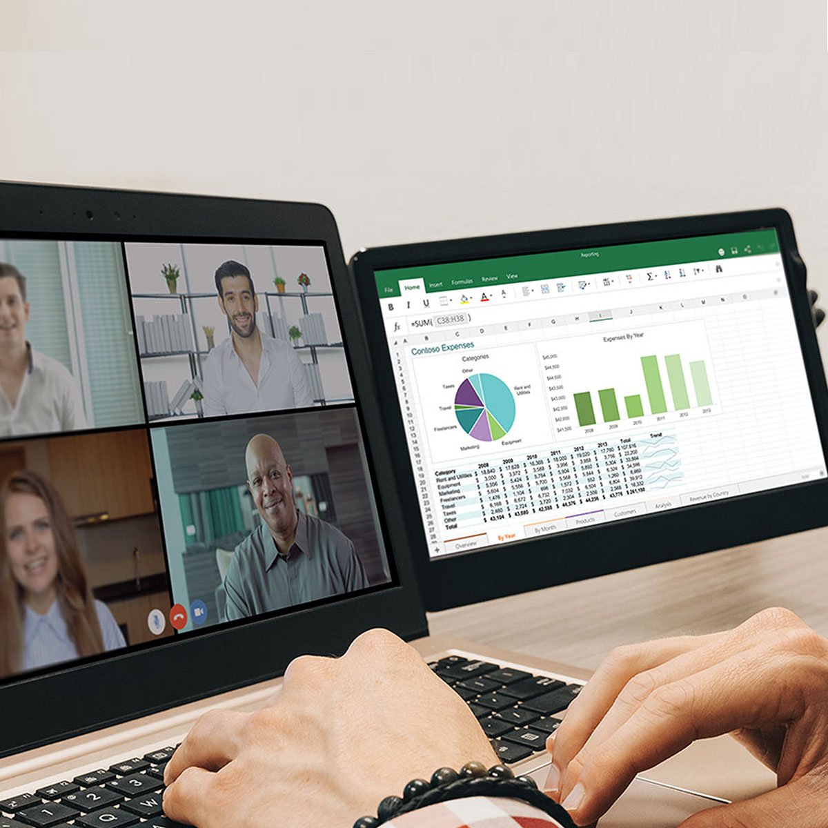 Monito Portátil 12" Sidewing Avante