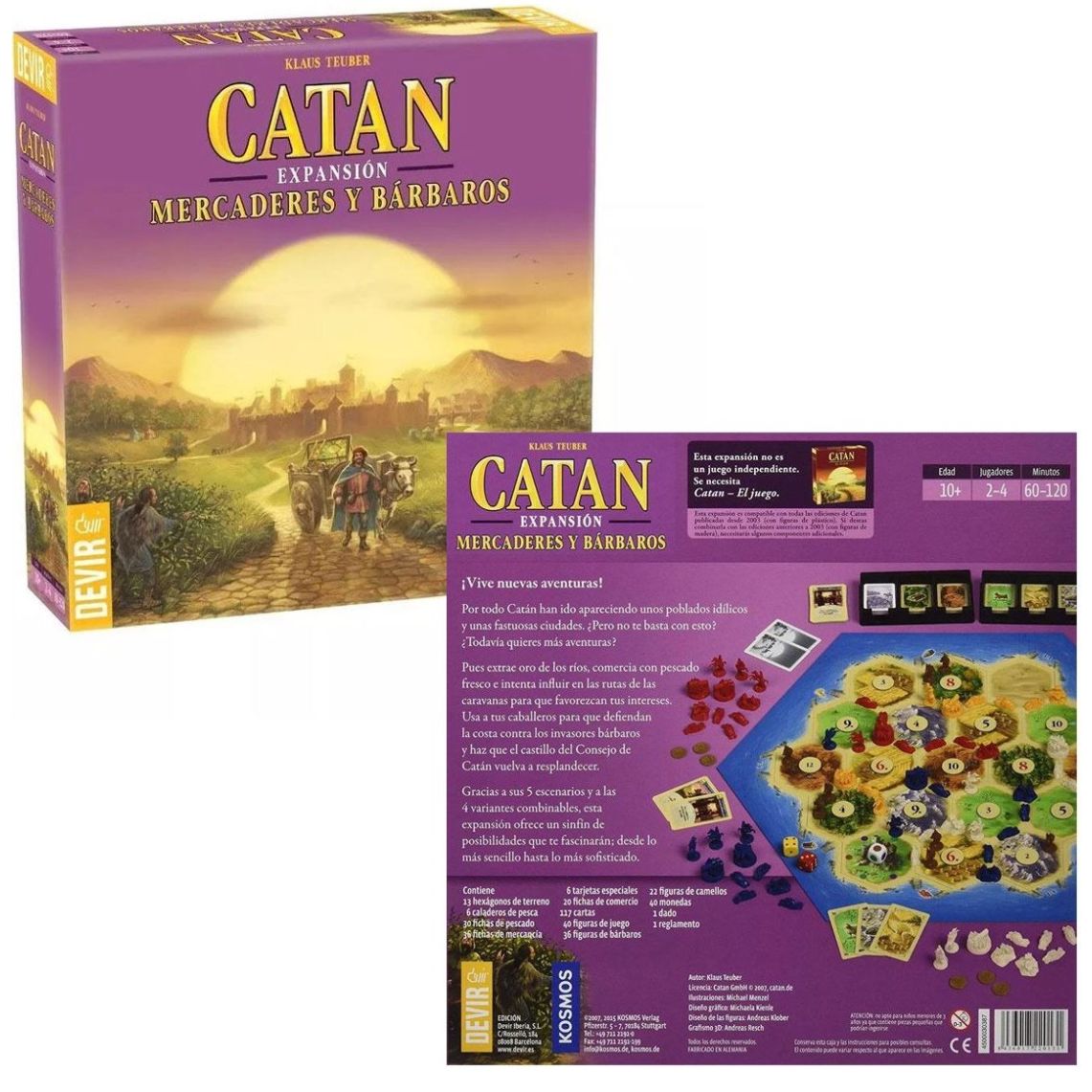 Expansión Catan Mercaderesy Barbaros