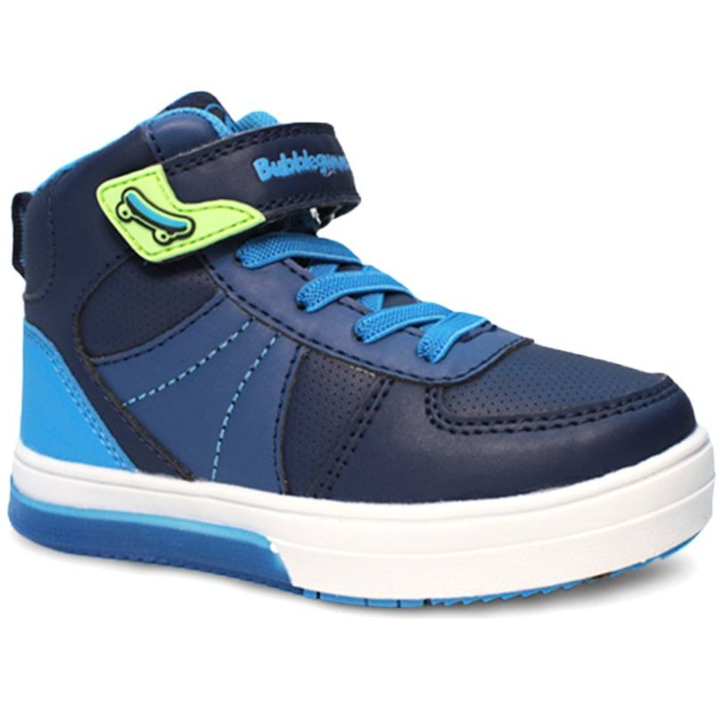 Tenis para Ni o Bota con Luz 15 20 Azul Bubble Gummers