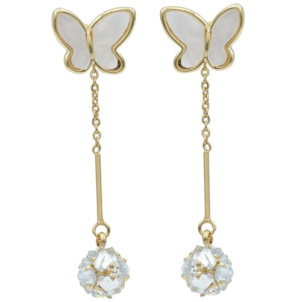 Aretes Forma de Mariposa Lulu