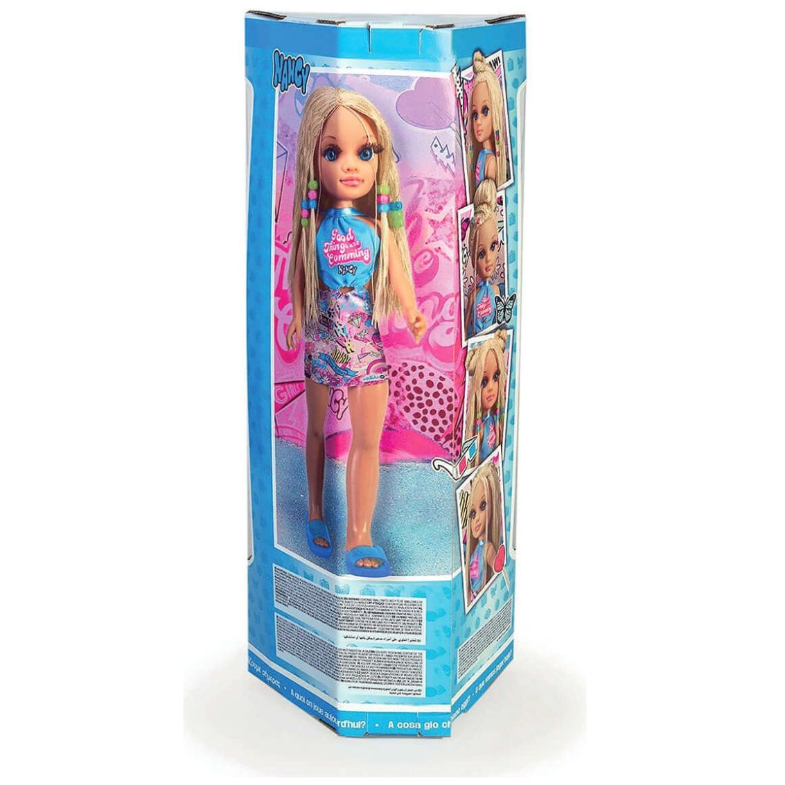 Muñeca Nancy un Dia con Trenzas Rubia