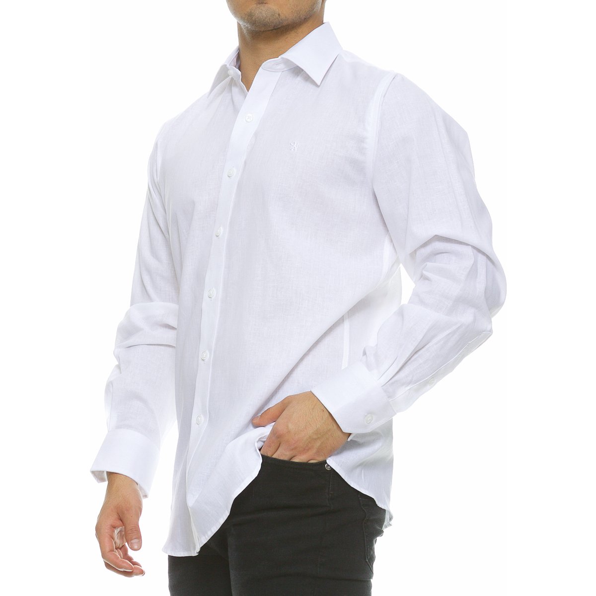 Camisa Manchester Manga Larga para Hombre