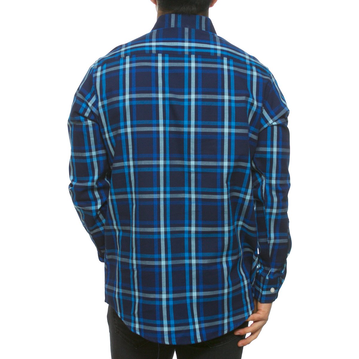 Camisa Ml Cas Cuad Marino Polo Club P11474