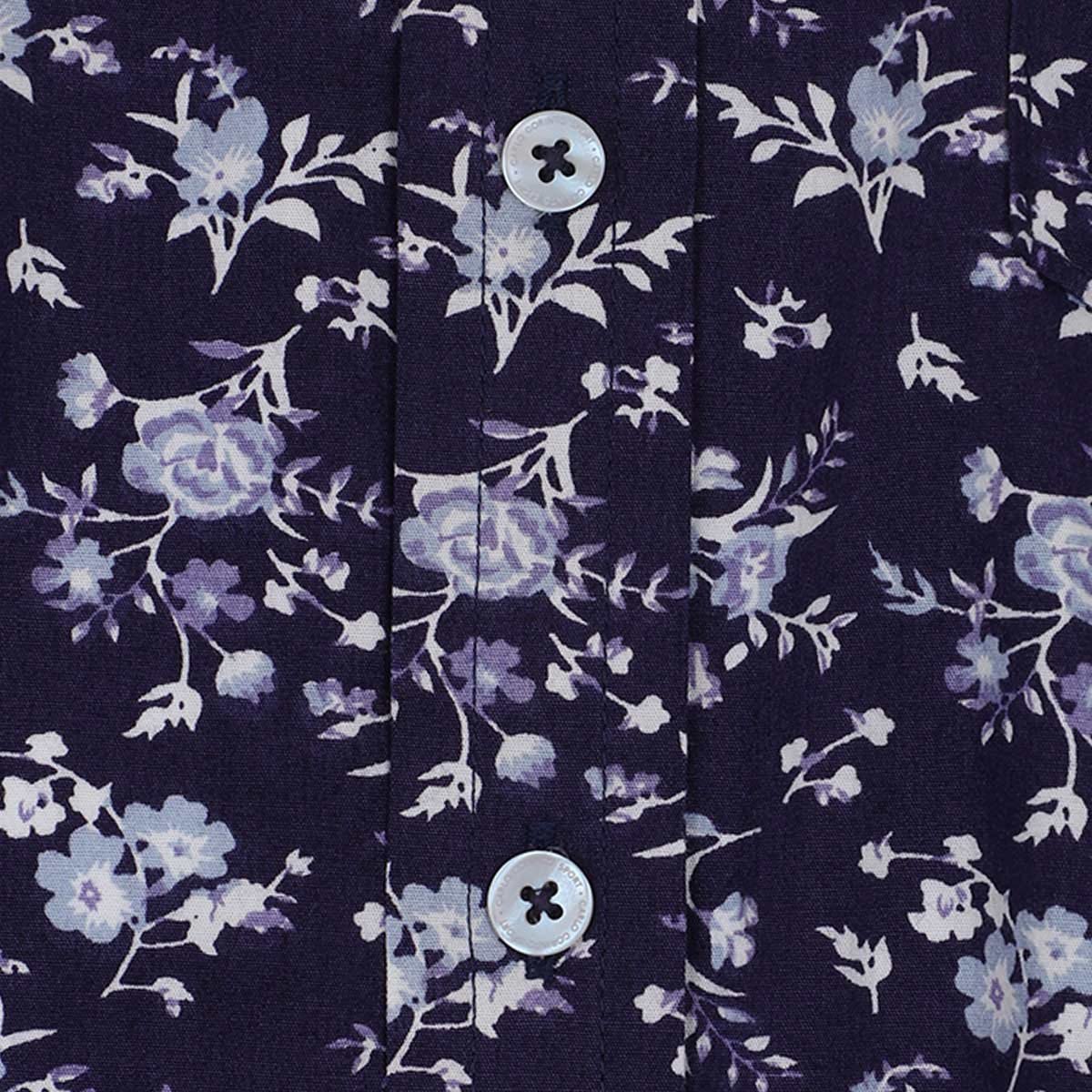 Camisa para Hombre Manga Larga Flores Carlo Corinto