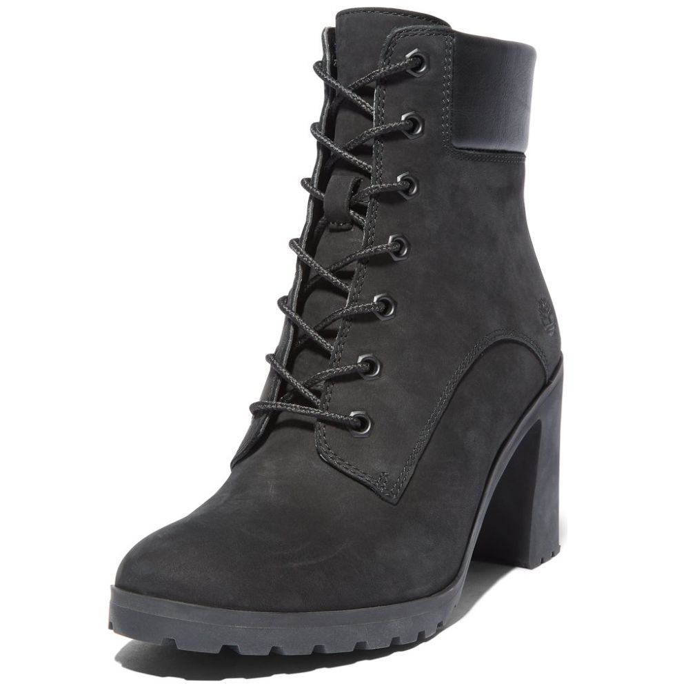 Bota con Tacón y Agujeta Negra Timberland