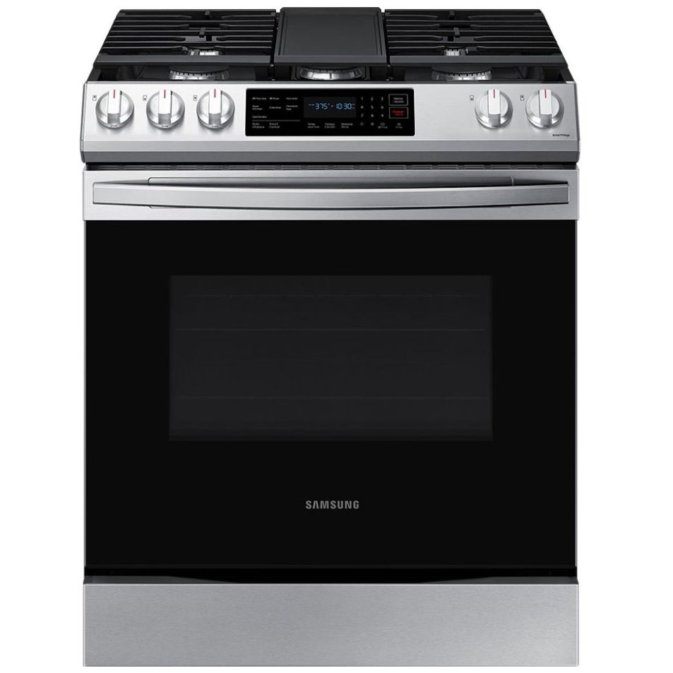 Estufa Samsung  de Gas  Horno de 6.0 Cuft con Wifi Y Power Burner