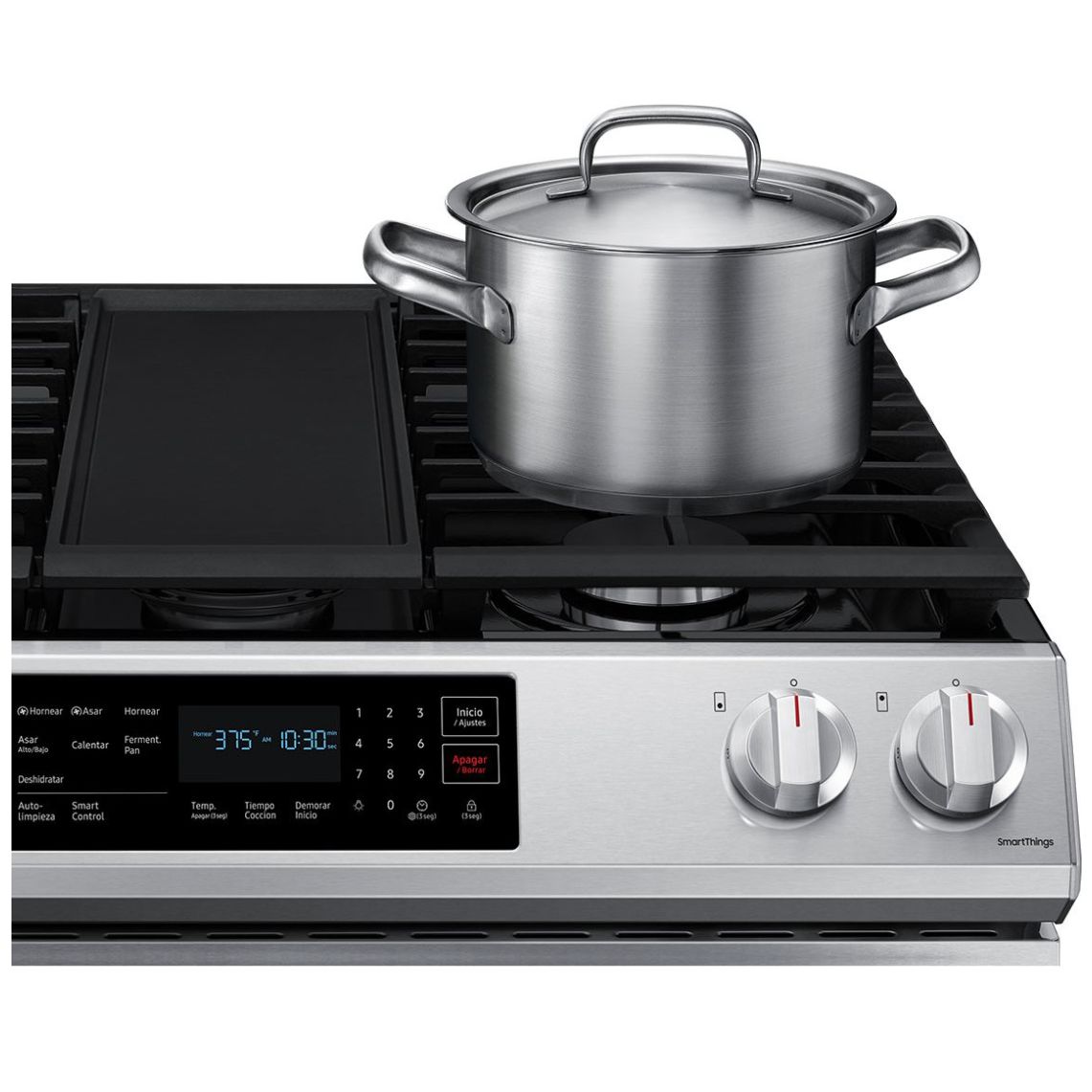 Estufa Samsung  de Gas  Horno de 6.0 Cuft con Wifi Y Power Burner